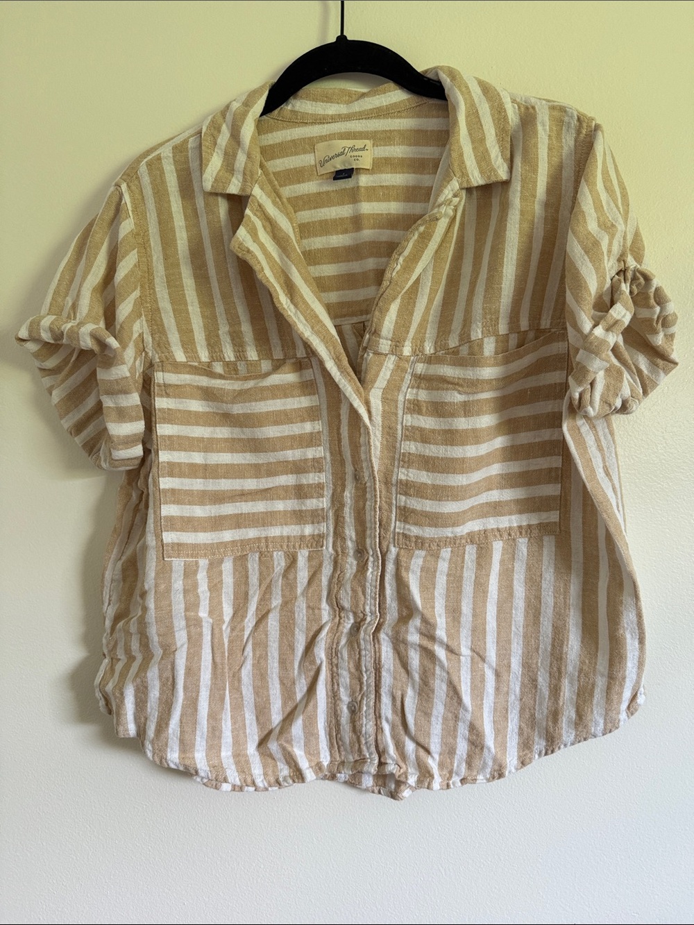 Universal Thread Linen Blend Button Down